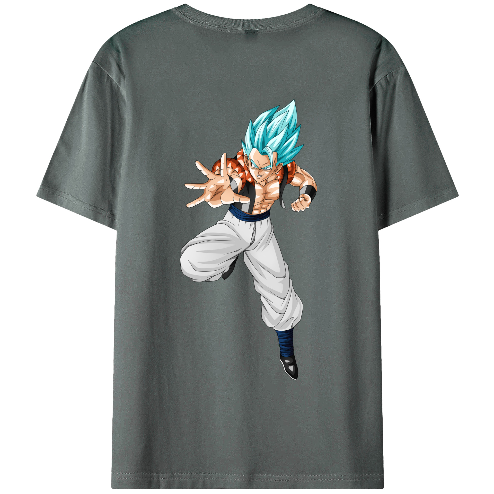 （画像用） ドラゴンボール ベジータ四世（Bejīta Yonsei）DRAGON BALL Vegeta IV 綿100％ メンズ半袖Tシャツ（バックプリント） 通気性